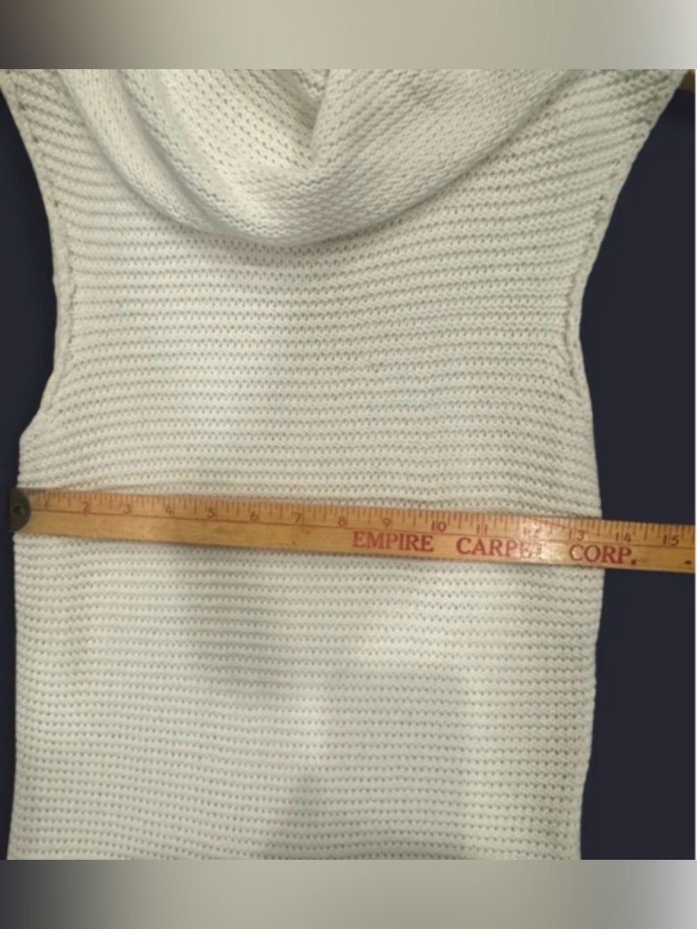 Michael Kors Elegant Cream knit Sleeveless tunic Sweater. Size XS - Picture 8 of 10